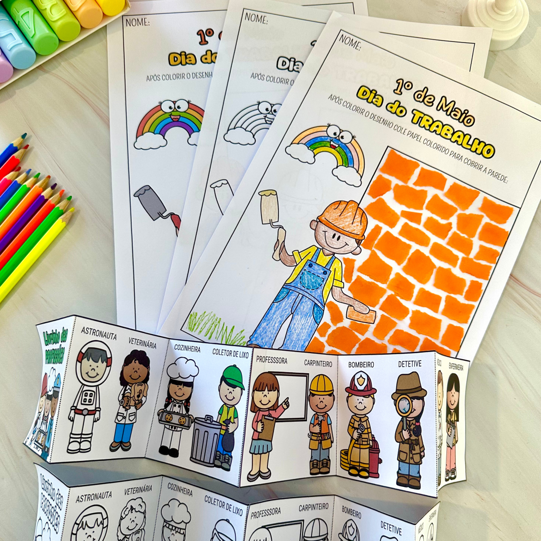 Atividade e Livrinho das Profissões