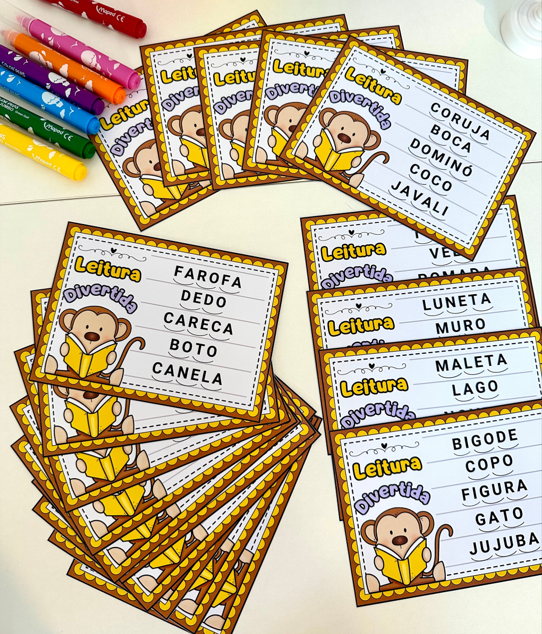 Fichas de Leitura Divertida