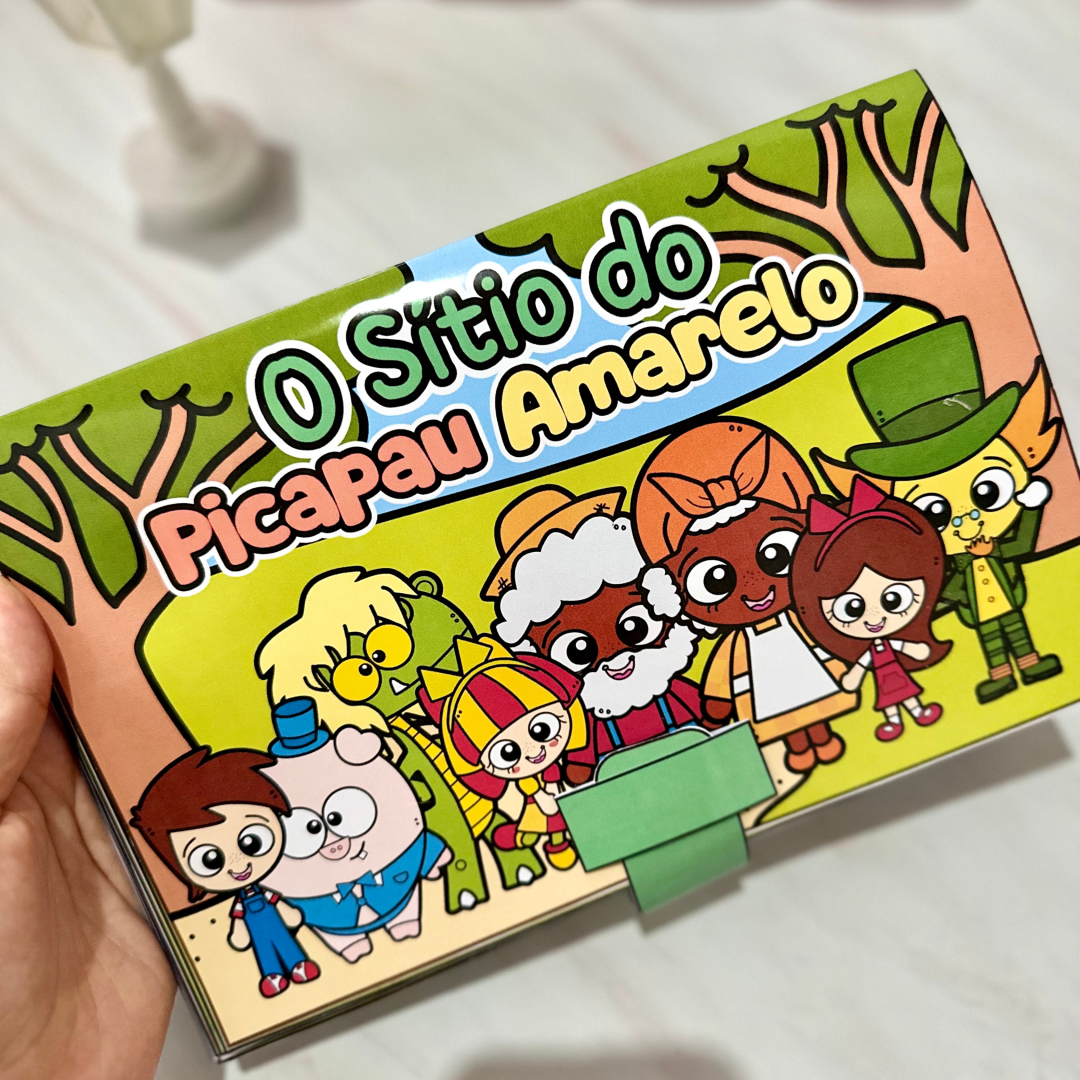 Livro 3D Sítio do PicaPau Amarelo