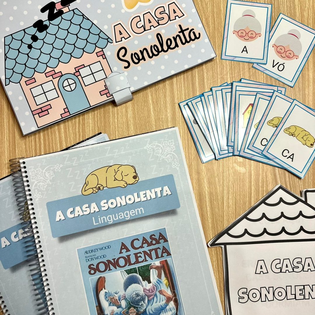 Kit Sequência Didática A Casa Sonolenta