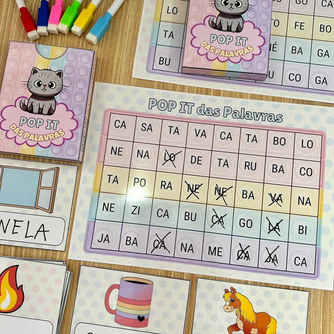Pop It das Palavras