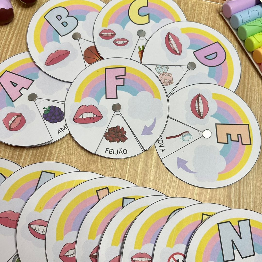 Roletas Interativas das Letras