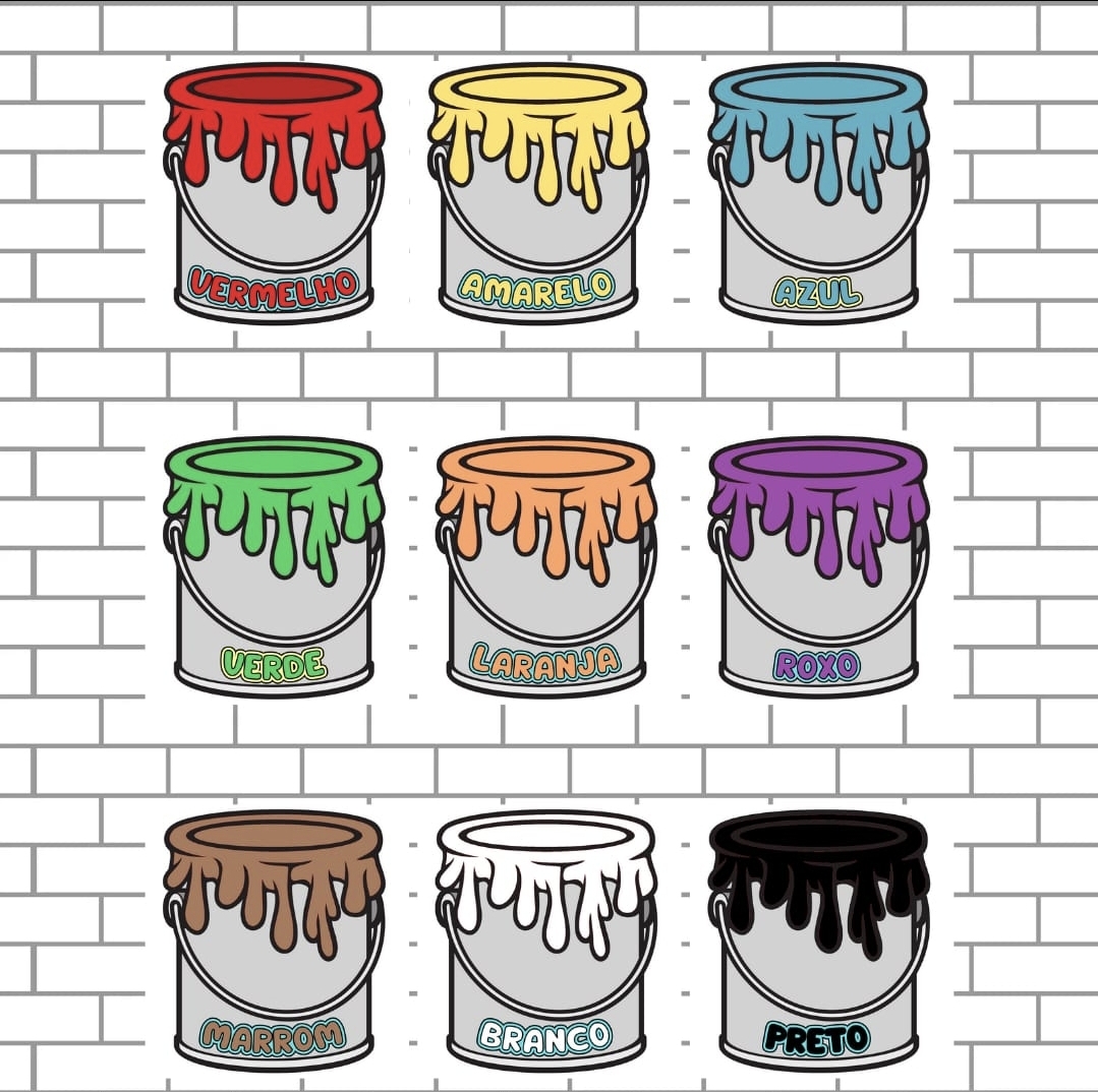 Balde de Cores de Parede
