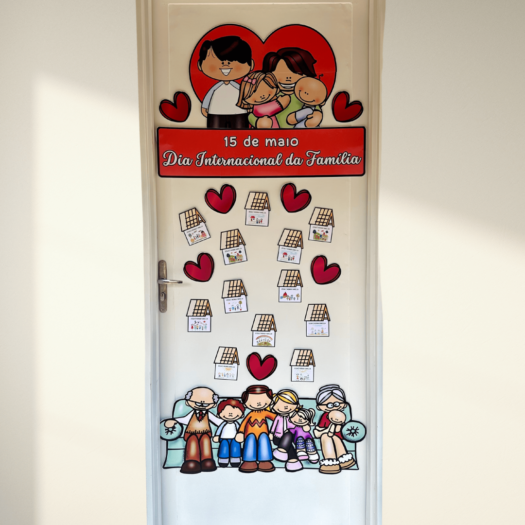 Decoração de Porta Dia da Família