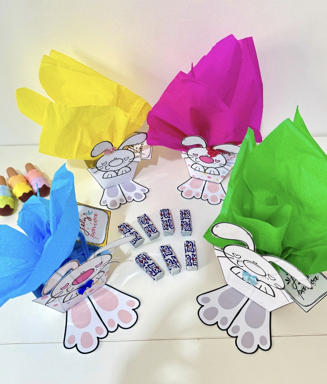 Caixinhas Páscoa Coelhinhos