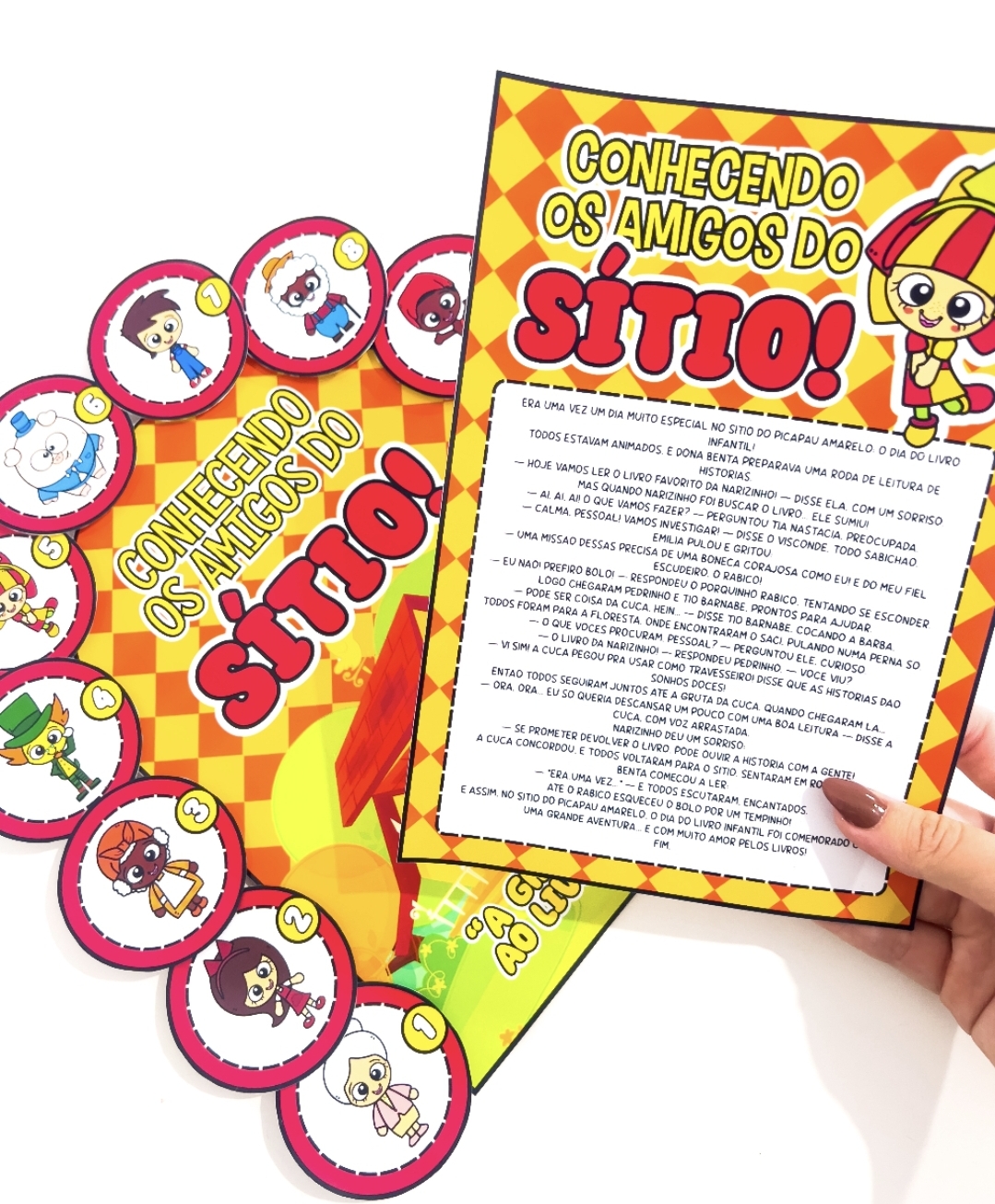 Luva Conhecendo os Amigos do Sítio