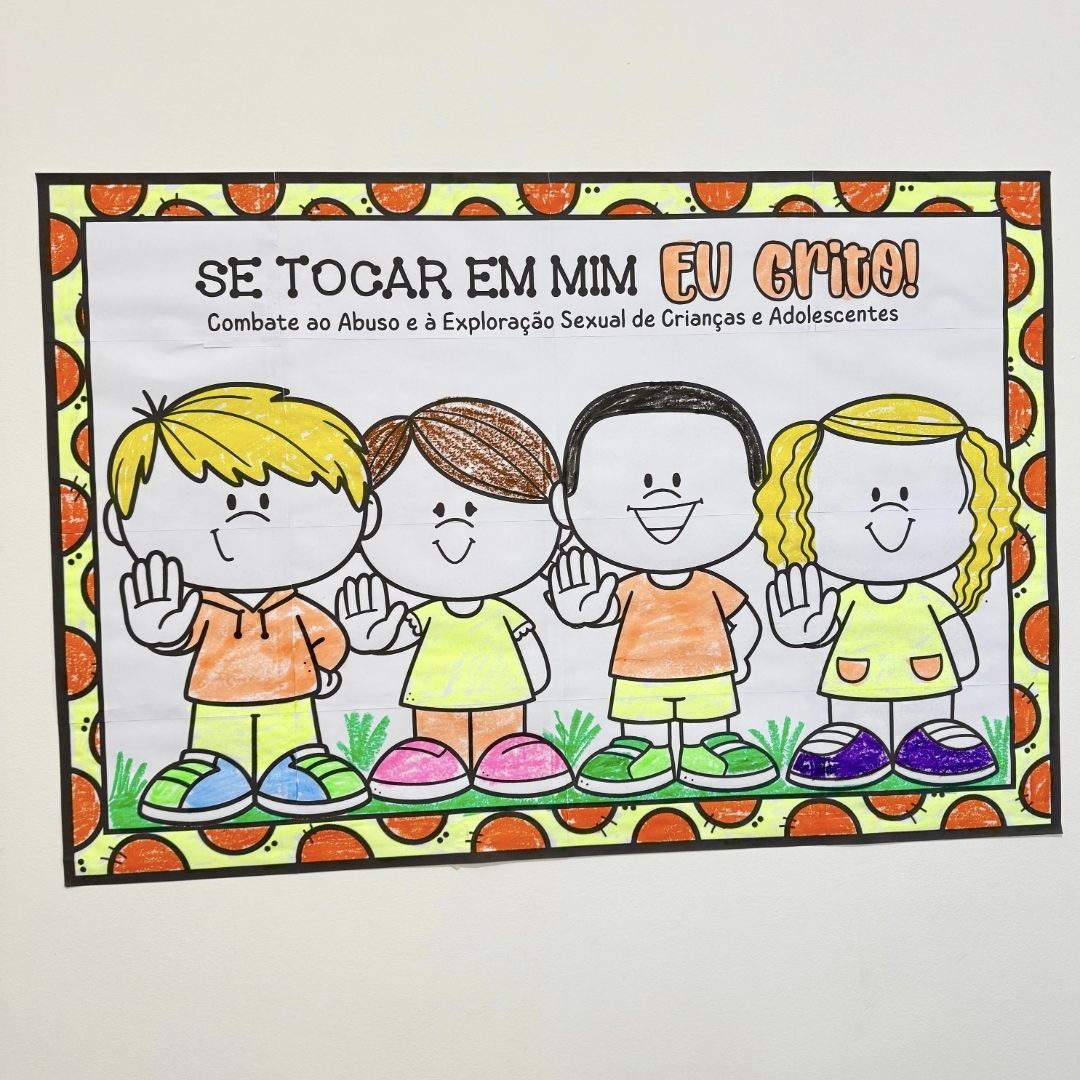 Cartaz Colaborativo Maio Laranja