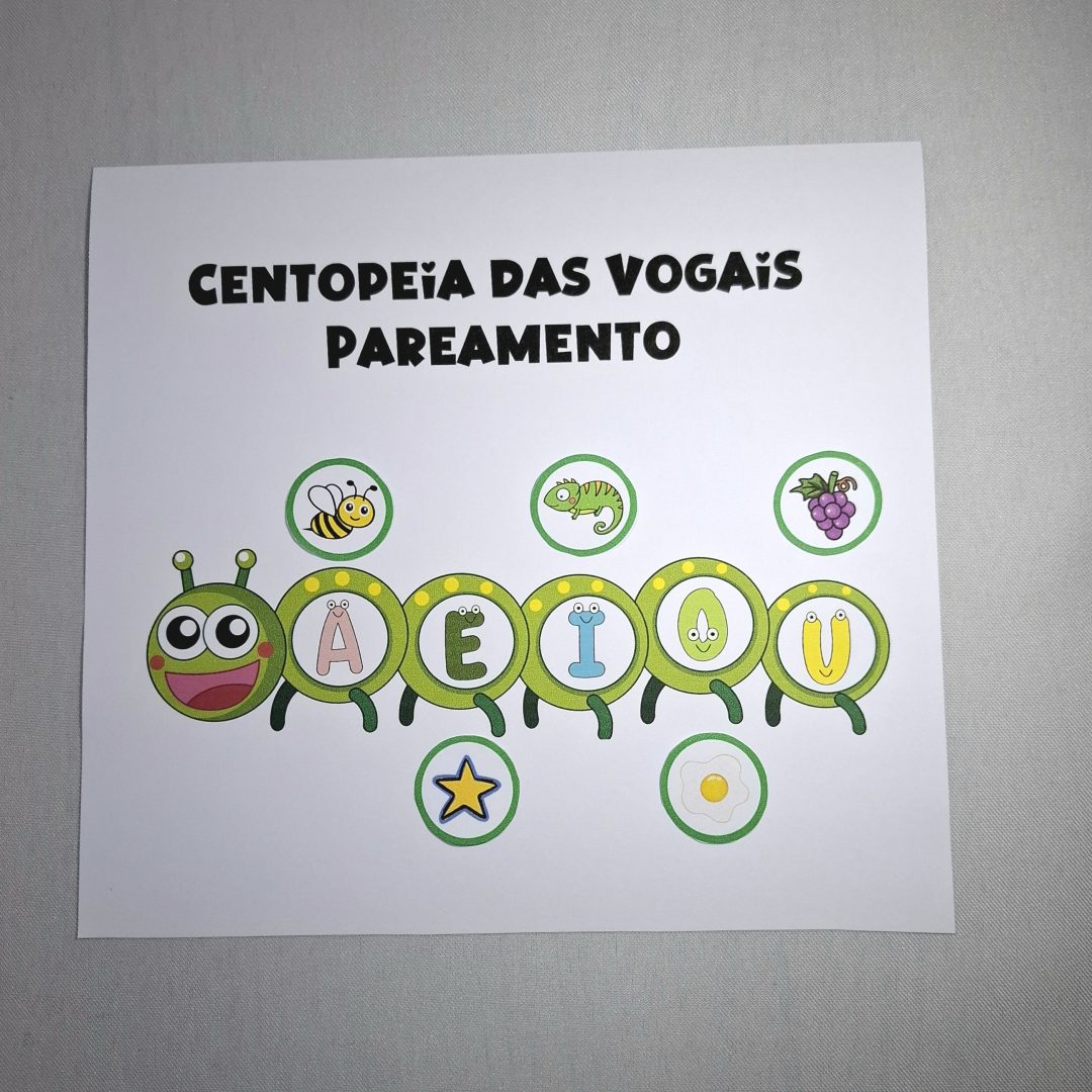 Centopeia das Vogais Pareamento