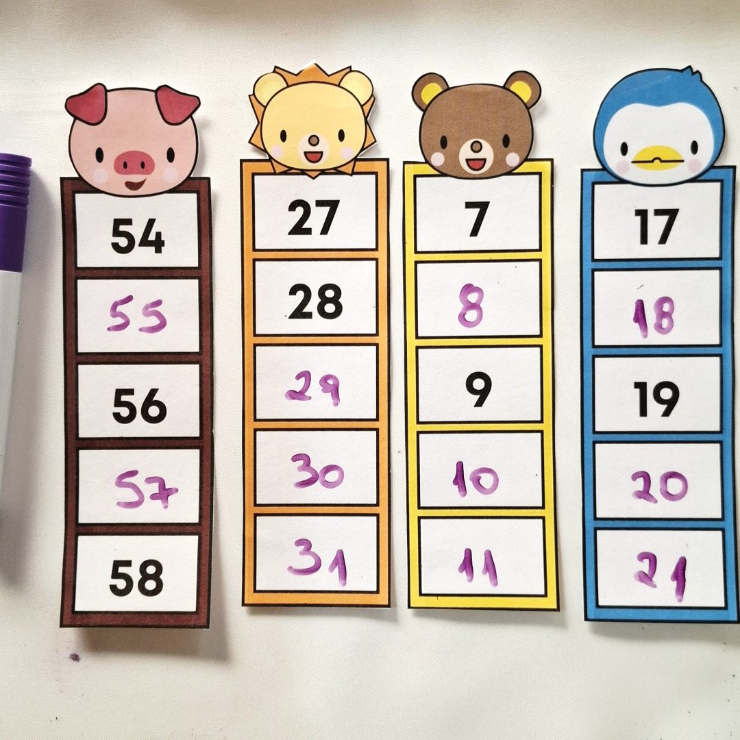 Réguas Sequência Numérica