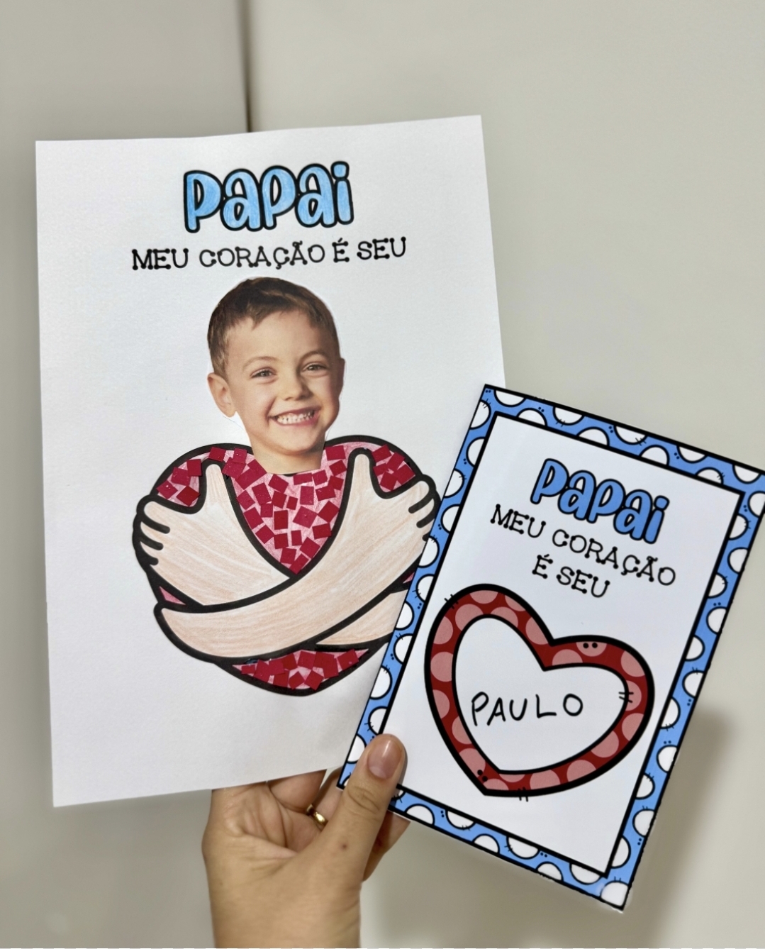 Kit Dia dos Pais Meu Coração é Seu