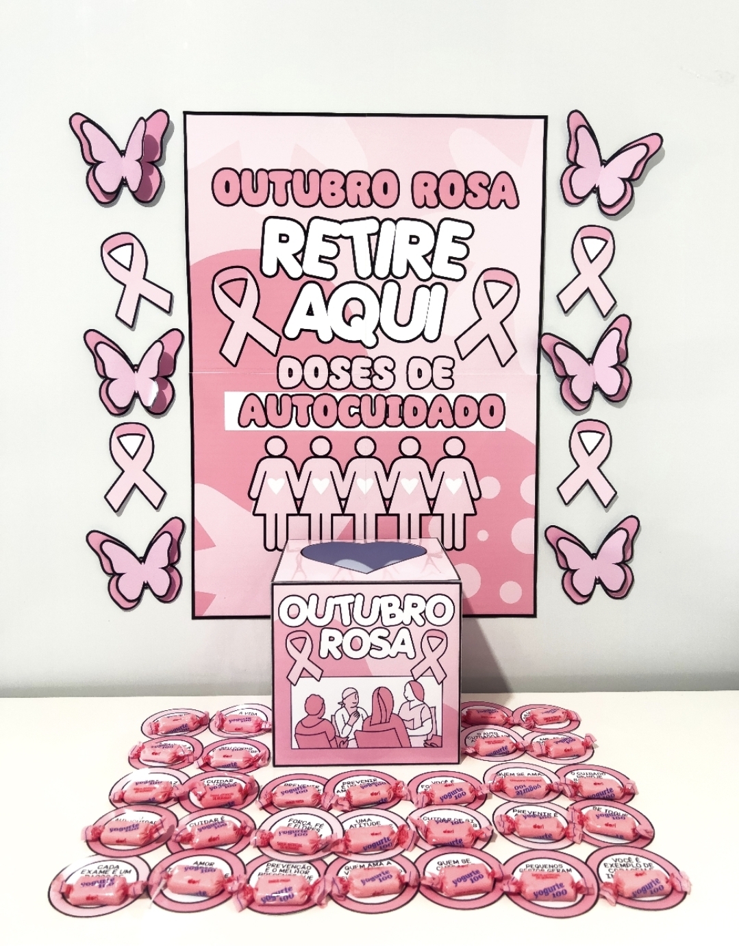 Cantinho Motivacional Outubro Rosa