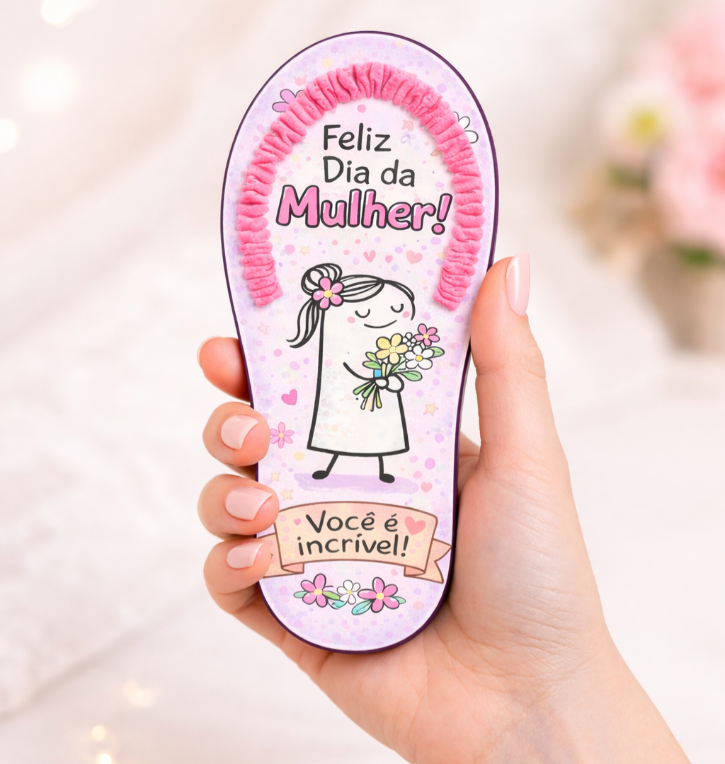 Chinelinho Mulher Incrível