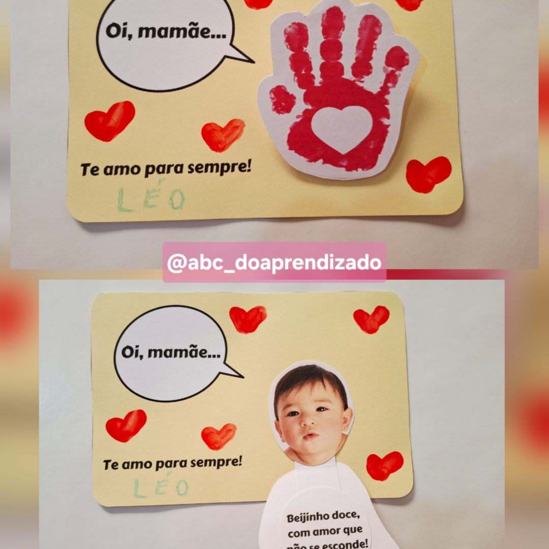 Cartão Mãozinha com Amor