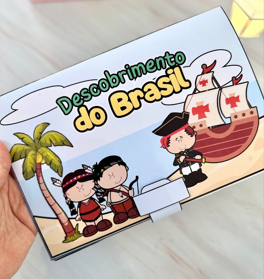 Livro 3D Descobrimento do Brasil
