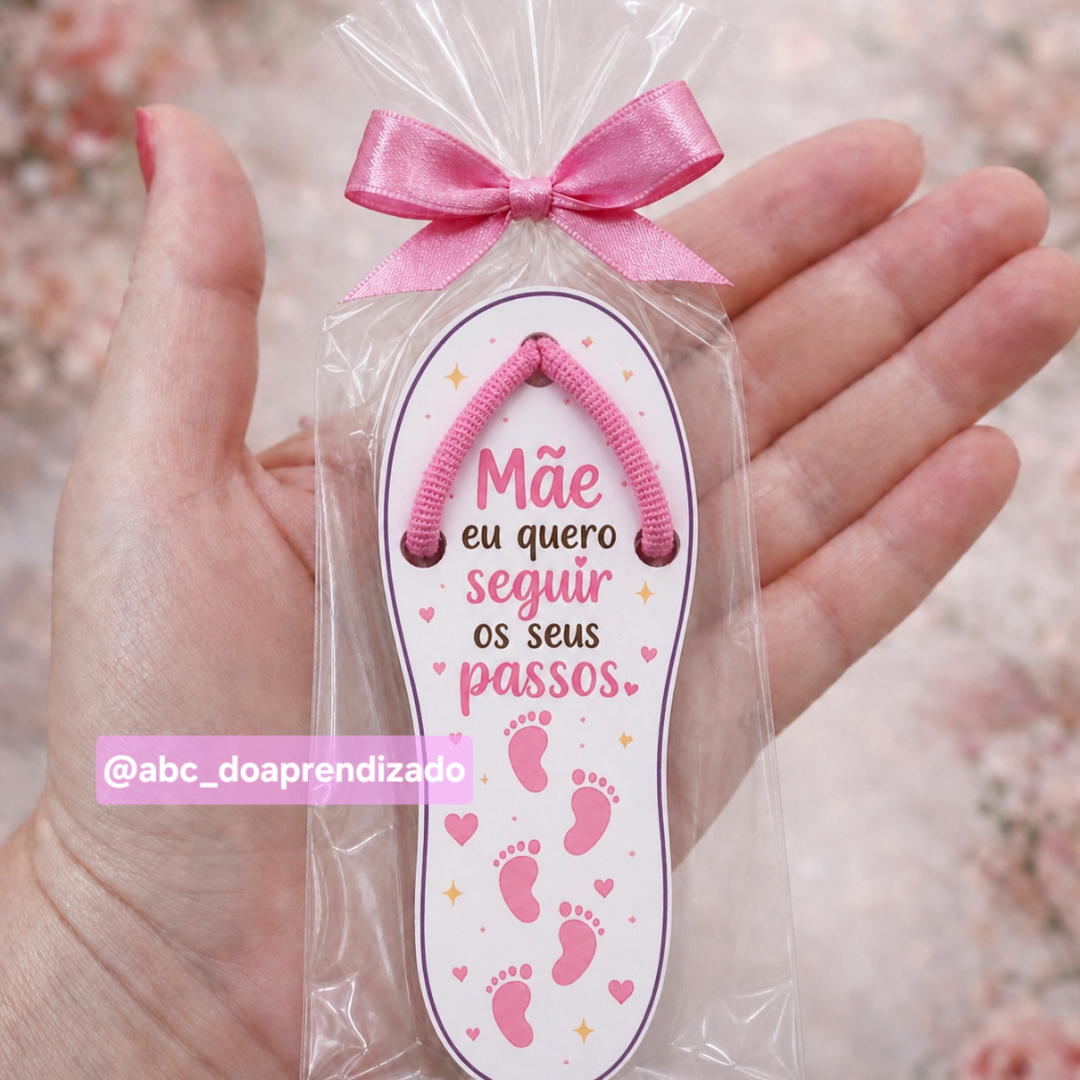 Lembrancinha Chinelinhos Dia das Mães