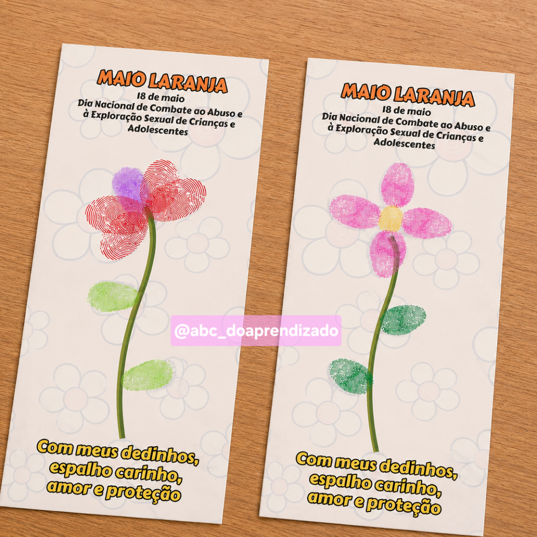 Dedinhos que Florescem Maio Laranja