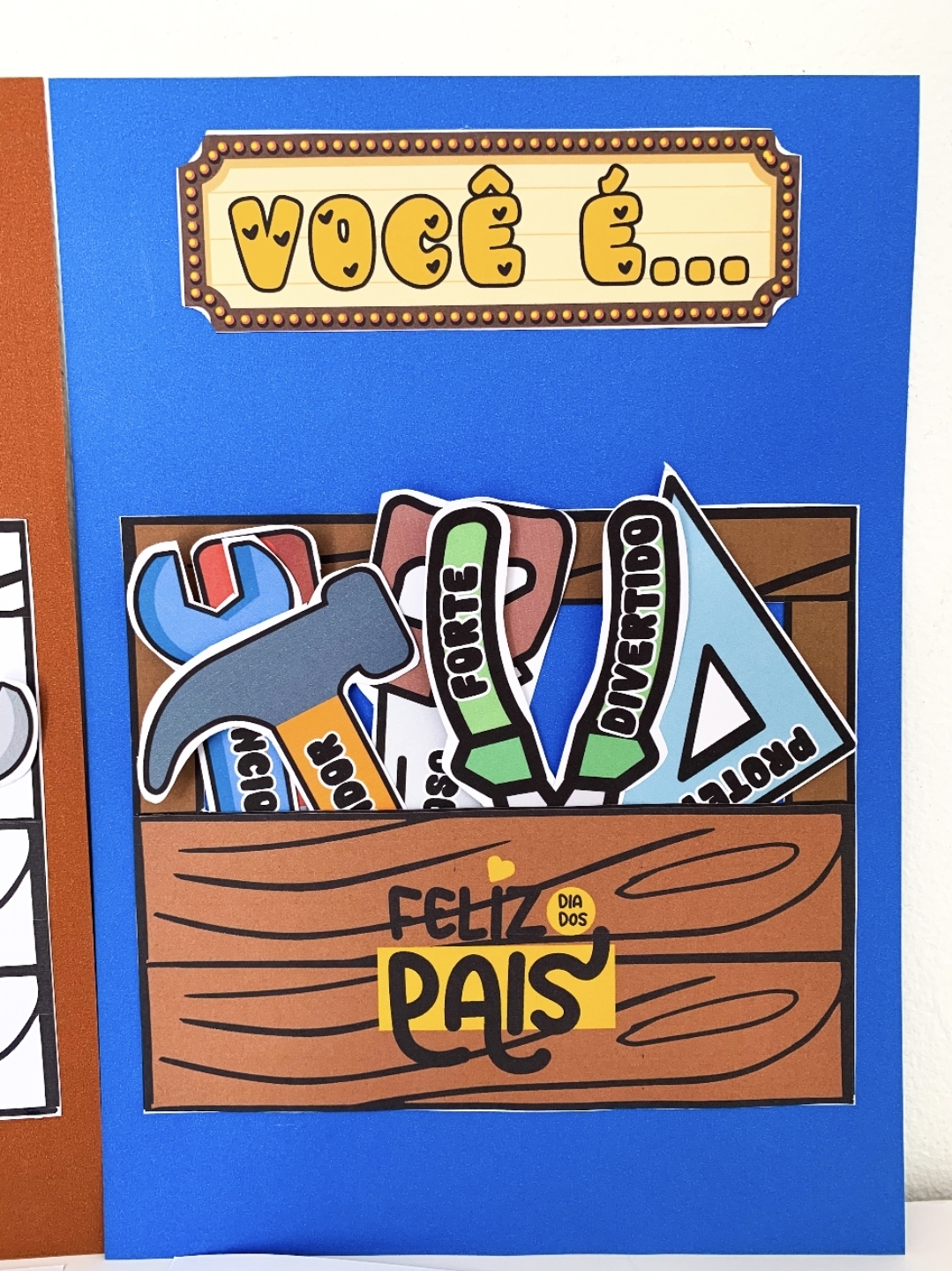 Cartão Dia dos Pais Ferramentas
