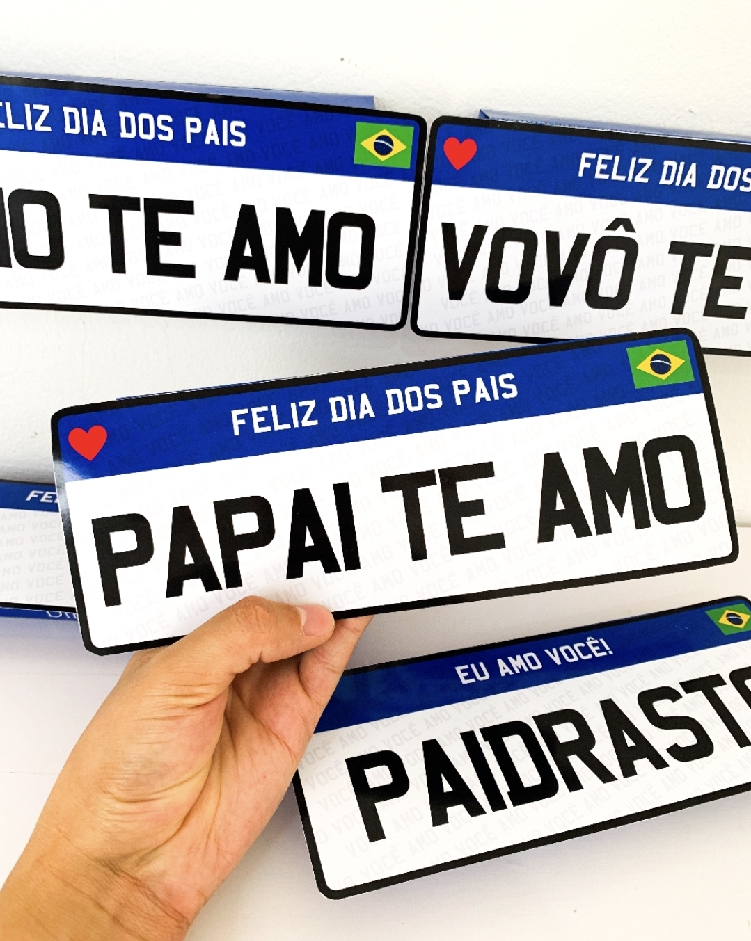Caixa Placa Dia dos Pais