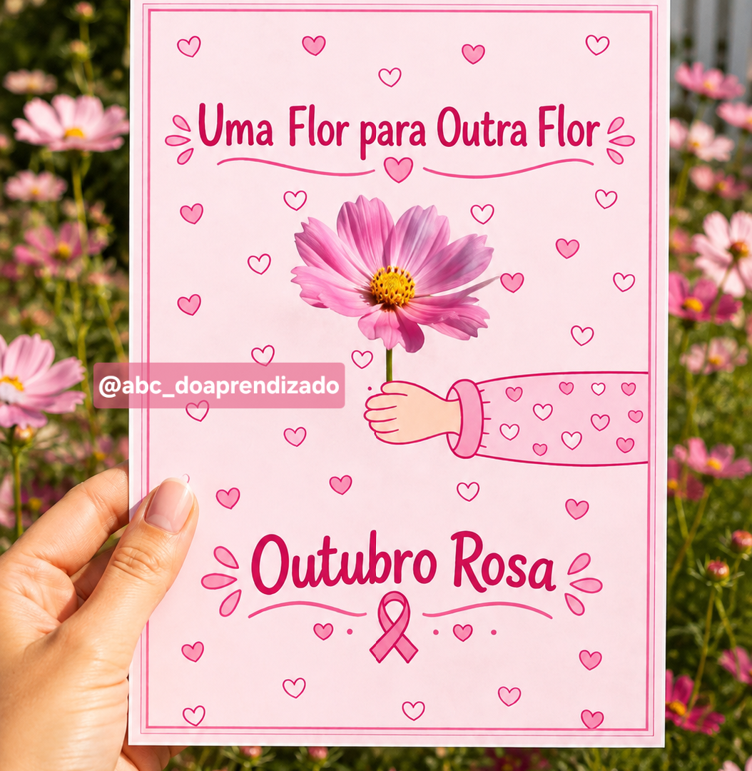 Uma Flor Para Outra Flor Outubro Rosa